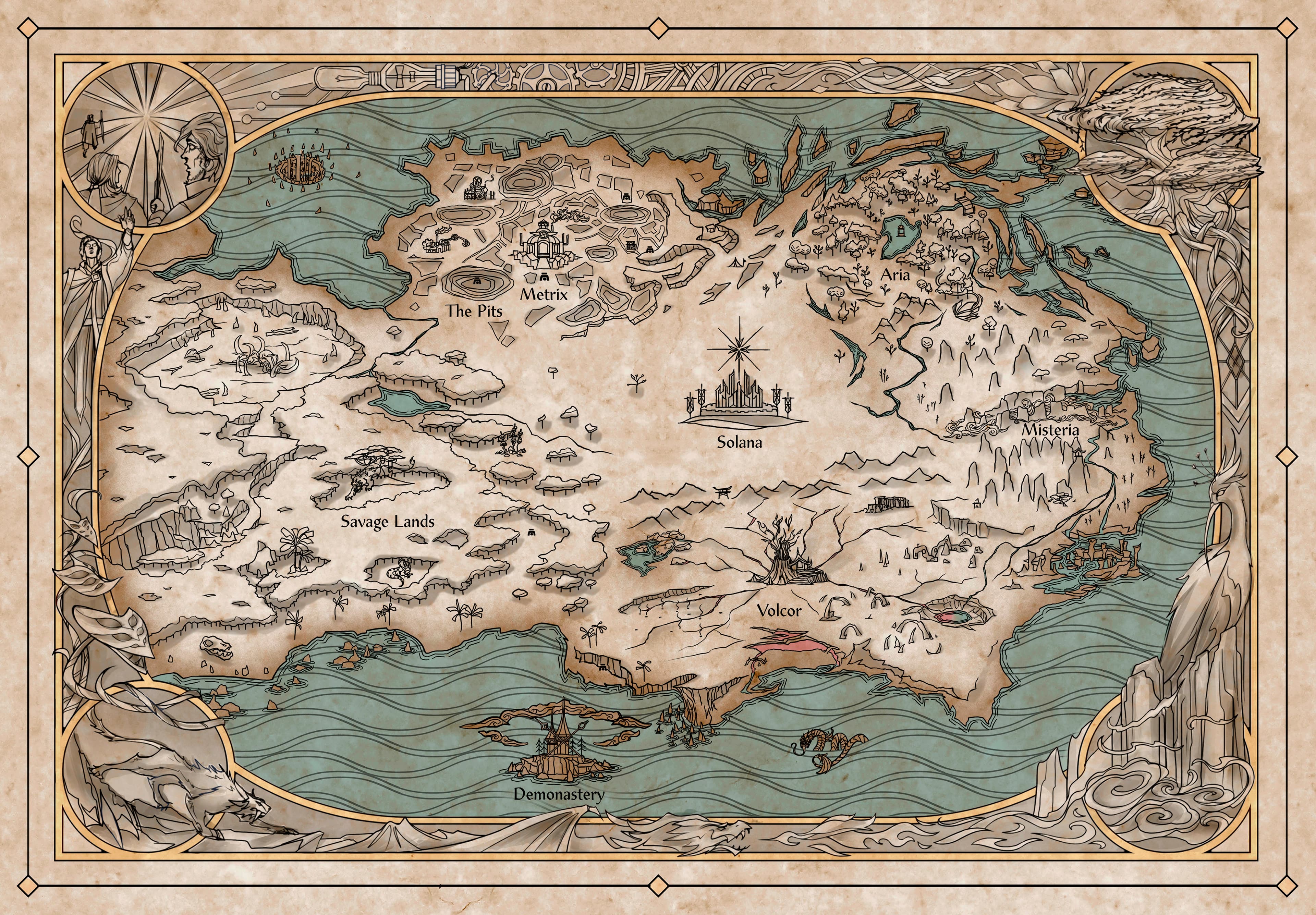 Official Flesh and Blood map of Rathe used as a region filter