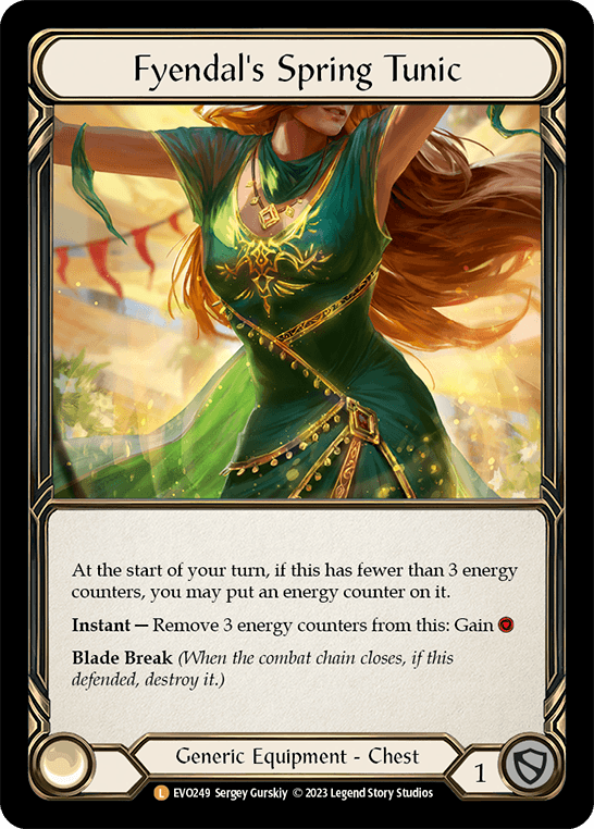 Fyendal's Spring Tunic official Flesh and Blood card image