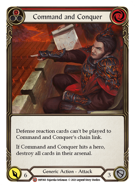 Command and Conquer official Flesh and Blood card image